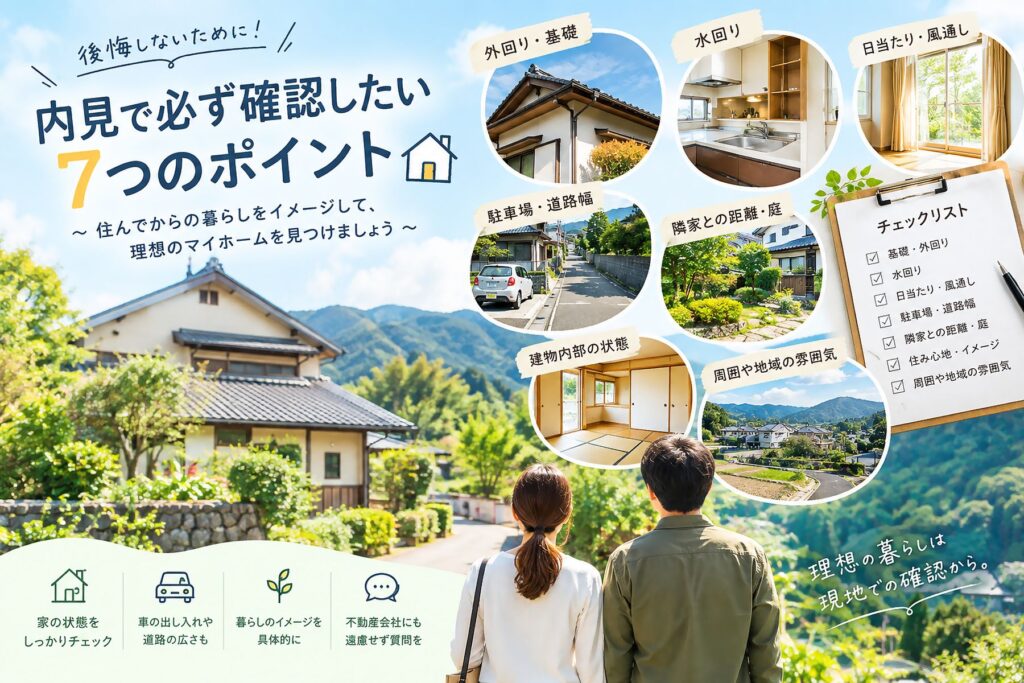 移住を決め家探しで悩む夫婦
