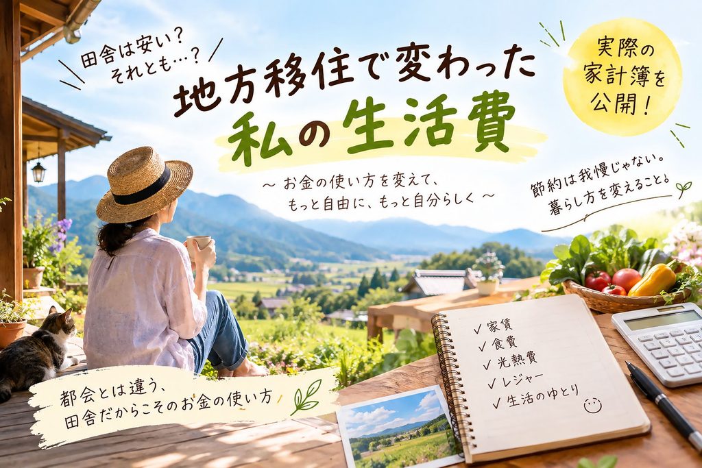 移住の生活費がどのくらい必要かを考えている女性